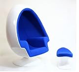 Lexington Modern Eero Aarnio Alpha Shell Egg Chair and Ottoman, Blue 41i%2BdYjhOnL. SL160 Lexington Modern Eero Aarnio Alpha Shell Egg Chair and Ottoman, Blue