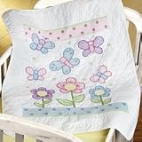 Janlynn Butterfly Baby Quilt Stmpd X-Stitch -Open Stock