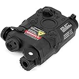 Airsoft Army Force AN/PEQ 15 Style Battery Case Box Black w/RIS Mount