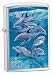 Windproof Lighter Original Zippo Windproof Lighter | Guy Harvey Bottle Nose Dolphin/Brushed Chrome | Lifetime Warranty