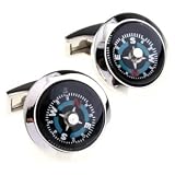 Compass Cufflinks Gift Boxed(wedding cufflinks,jewelry for men,gift for groom)