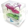 25 Stackable Clear Ladies Shoe Storage Boxes