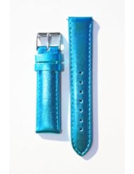 18mm Turquoise Quick-Release Metallic Watchband for Michele Style