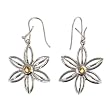 Dean Harris for Target® Sterling Silver Wire Flower Citrine Earrings