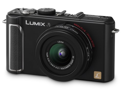 Panasonic Lumix DMC-LX3 Digitalkamera (10 Megapixel, 2.5-fach opt. Zoom, 3 Display, Bildstabilisator) schwarz