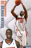 Emeka Okafor autographed Basketball PostCard (Charlotte Bobcats)