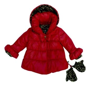 Rothschild Little Lady in Red Puffer Coat