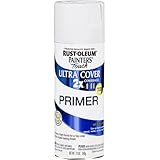 Rust-Oleum 249058 Painter's Touch Multi Purpose Spray Paint, 12-Ounce, White Primer