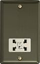 Varilight - Dual Voltage Shaver Socket Graphite 21 - XPSS