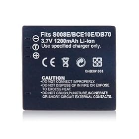 3.7 V 1200 mAh Lithium Battery for Ricoh Caplio Digital Cameras (Black) + Worldwide free shiping