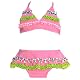 Premium Swimsuit Station Infant Girls Pink 2 Pc Suit Cover Up Set 12M-24M Top Quality