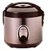 Aroma 4 Cup Cool touch Stainless Steel Rice Cooker - Brushed Chrome andBlack Lid
