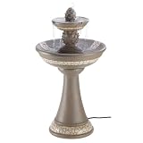 Mosaic Courtyard Outdoor Garden Water Fountain