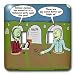 Rich Diesslins Funny General Cartoons - Halloween - Zombies are Invited to Michael Ja...
