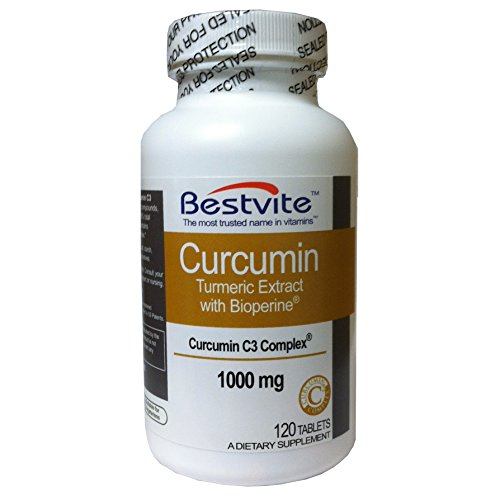 Curcumin 1000mg (Turmeric)(120 Vegetarian Capsules) Made with Curcumin