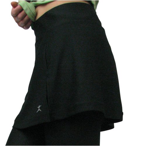 DANSKIN ダンスキン アクティブレイヤー スカート 2010MODEL《レディース：ブラック》ランニング DA20190-K