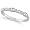 Pave Set Vintage Stacking Diamond Ring Band 14k White Gold (0.15ct)