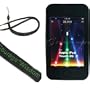 Silicone skin for ipod touch 2nd generation New iPod Touch 2G 8GB 16GB 32GB (2nd generation) (ipod touch not included) + BONUS WISDOM*COURAGE NECKSTRAP, Black Ver 2