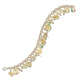 Ultimate Irish Charm Bracelet: Irish Pride Gift by The Bradford Exchange