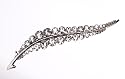 Accessories By Park Lane, O2805, Diamante Leaf Brooch With Crystal Stones