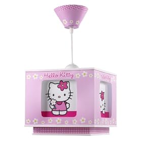 Dalber - 63252 - Lampe de Plafond - Lustre Carre - Hello Kitty