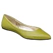Women's Xhilaration: Saniya Pointed Toe Flats - Bright Green