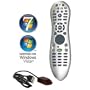 Windows 7 Vista XP Media Center MCE PC Remote Control and Infrared Receiver for Home, Premium and Ultimate Edition