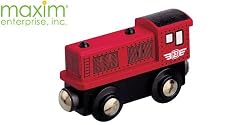 MAXIM WOODEN TRAIN RED DIESEL ENGINE #13
