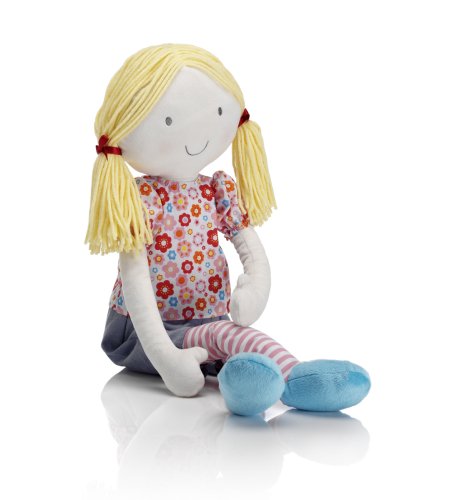 My First Large Floral Rag Doll