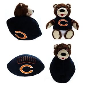 Chicago Bears NFL Reverse-A-Pal Football to Team Mascot