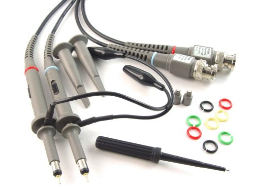 2X 100M Oscilloscope Clip Probes with Accessory Kit