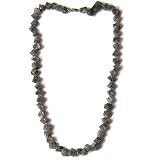 Handmade Beads Gemstone Necklace Rutile Jewelry 16 inches