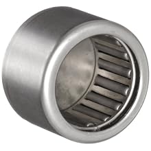 INA Needle Roller Bearing, Caged Drawn Cup, Steel Cage, Closed End, Open, Inch