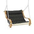 Double Cushioned Swing - Artist - Classic Black Stripe