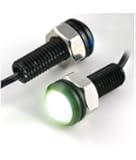 2x Custom Black Anodized Aluminum 6500K Xenon White 4.5W SMD LED Eagle Eye Lamps Back Up Backup Reverse Parking Light For Car Van SUV Coupe Sedan