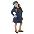 World War II Evacuee Girl Costume Medium Ages 7-9