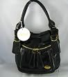 Chloe Handbags (Black) Leather Bay Hobo Bag