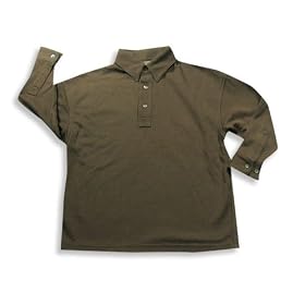 Claiborne - Boys Long Sleeve Polo Shirt, Brown