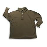 Claiborne - Boys Long Sleeve Polo Shirt, Brown