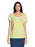 Marc Cain Camiseta Manga Corta (Amarillo Claro)