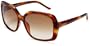 Just Cavalli Women's JC257 Oversized Sunglasses,Soft Havana Frame/Gradient Brown Lens,one size