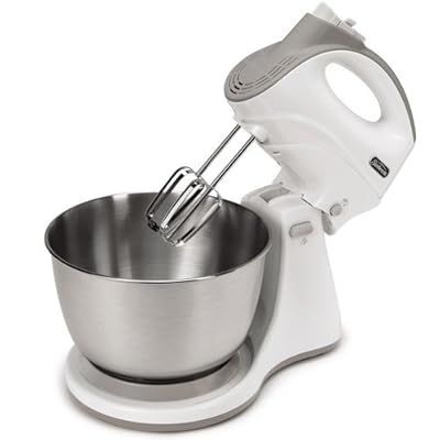 Sunbeam FPSBHS0301 250-Watt 5-Speed Hand and Stand Mixer Combo, White Color: White Home & Kitchen