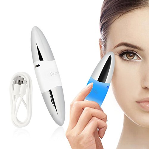 SunmayÂ® Rechargeable Facial Massager Eyes Relaxing Skin Care Tool, Anti-aging Forehead Wrinkle Removal Beauty Apparatus with Anion Import