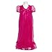Laura Dare Fuchsia Sheer Flower 2pc Nightgown Robe Set Girls 2T-14
