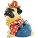 Westland Giftware Pug-nacious Cowboy Pug Cookie Jar, 11-Inch
