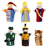 Roba 9712 Marionnettes(6 pc) �  gaine en tissu et en peluche