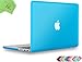 UESWILL Matte Hard Shell Case Cover Compatible with MacBook Pro (Retina, 13 inch, Early 2015/2014/2013/Late 2012), Model A1502/A1425, No CD-ROM, No USB-C, Aqua Blue