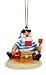 Beach Santa Claus & Sand Castle Christmas Ornament New
