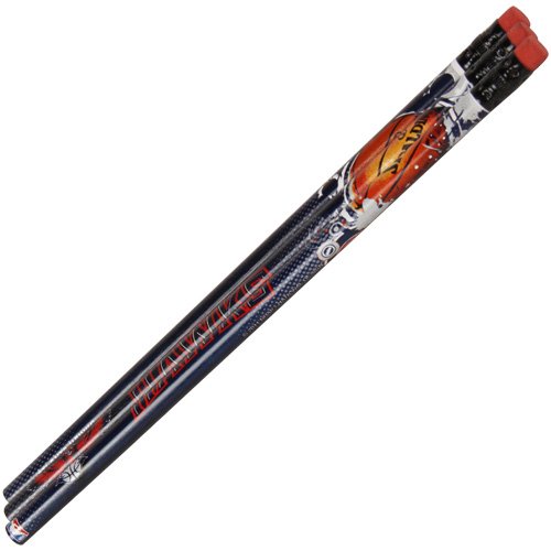 NBA Atlanta Hawks 3-Pack Team Logo Pencil Set - Navy Blue