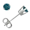Deals List: 1/10 Carat Diamond 14K White Gold Earrings EDF 103823